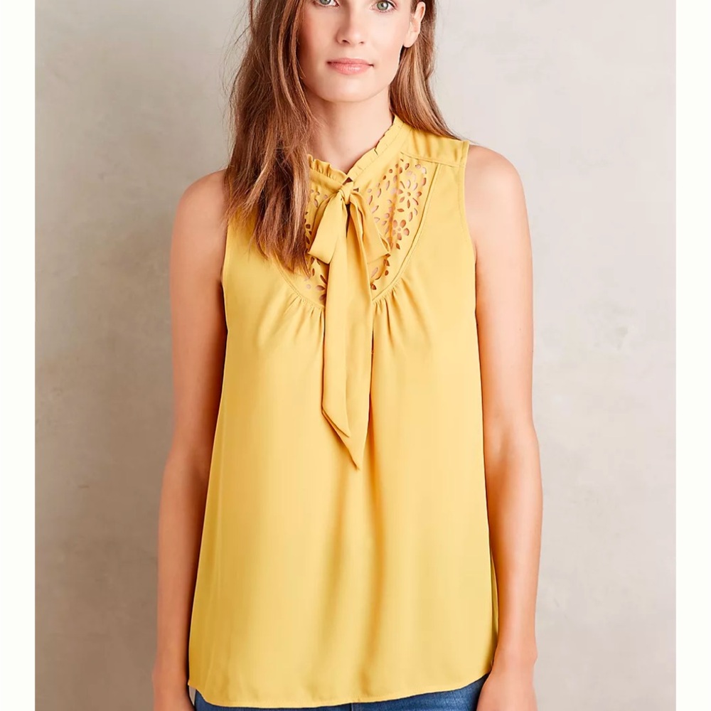 Luca Tie Neck Blouse by Maeve